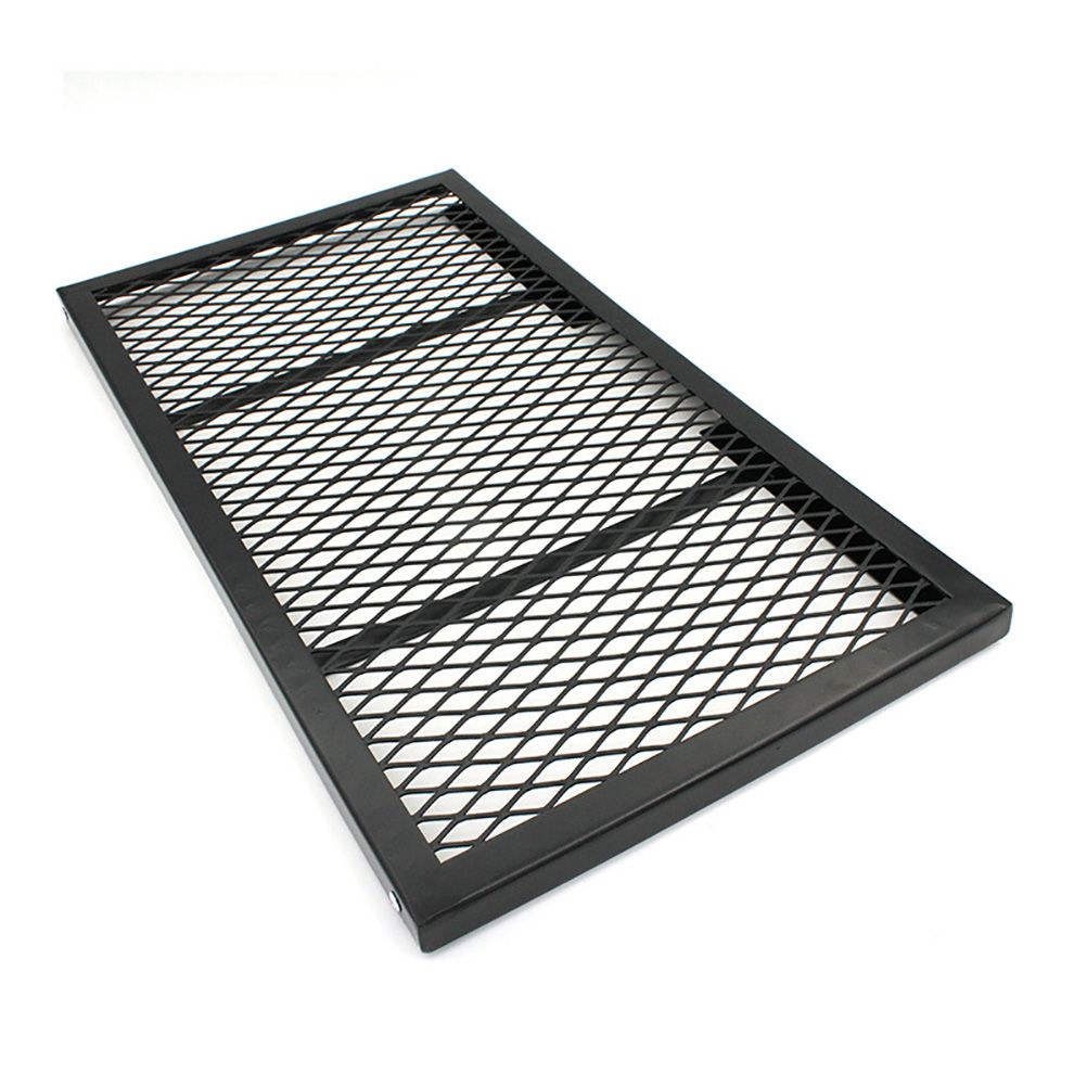 Folding Campfire Grill Heavy Duty Steel Grate Portable Over Fire Camping Grill for Outdoor Open Flame Cooking