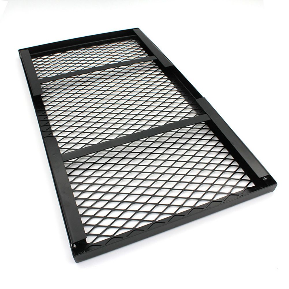Folding Campfire Grill Heavy Duty Steel Grate Portable Over Fire Camping Grill for Outdoor Open Flame Cooking