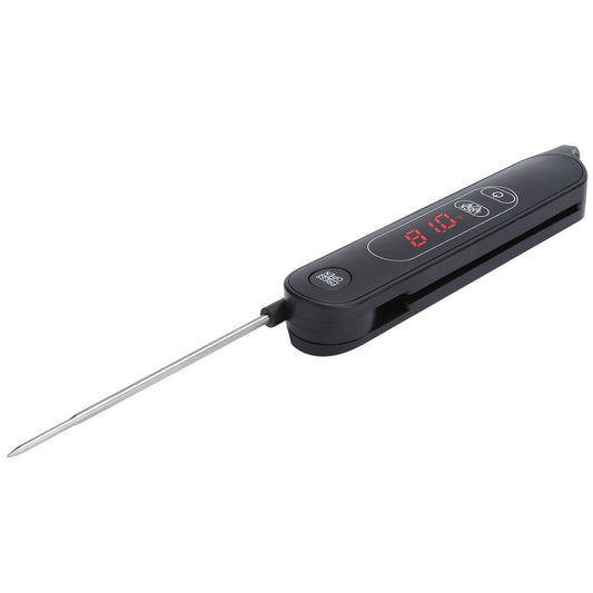 LED Meat Thermometer Foldable Food Thermometer Instant Read for Kitchen Cooking Grilling BBQ