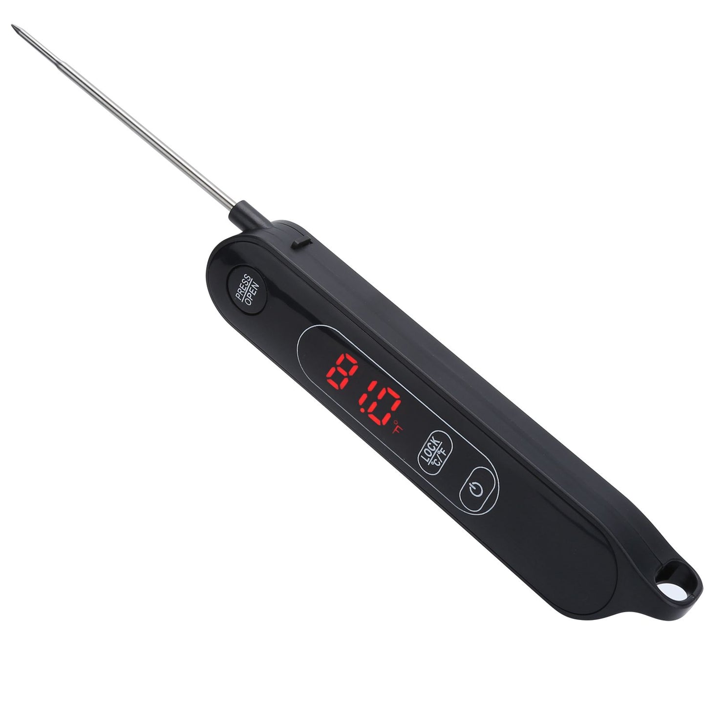 LED Meat Thermometer Foldable Food Thermometer Instant Read for Kitchen Cooking Grilling BBQ