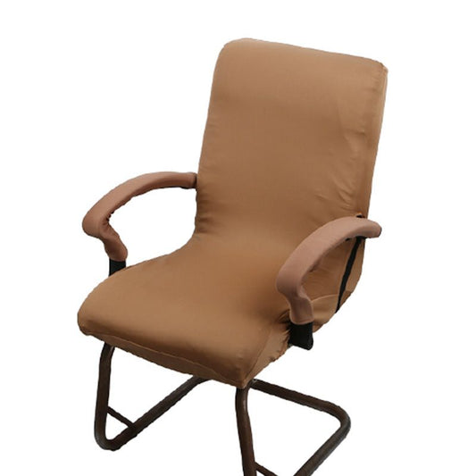 Chair Arm Covers with Sponge Padding – Soft, Breathable Polyester, Coffee Color, 35x9cm