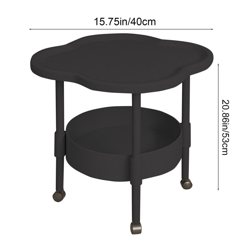 Tall Nightstand With Wheels Mini Table Easy Small Apartment Bedside Table Small Table End Table Bedside Table