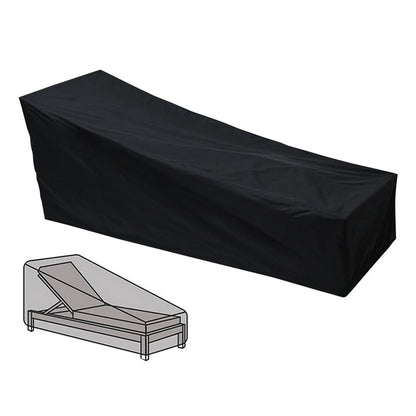 Patio Chaise Lounge Cover, 210D Heavy Duty Lounge Chair Covers, 81" x 31" x 29" Upgraded Pool Furniture Cover, UV Resistant and Tear Resistant for Outdoor Furniture