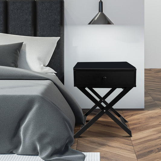 Milano Decor Bedside Table Surry Hills Storage Cabinet Bedroom - One Pack