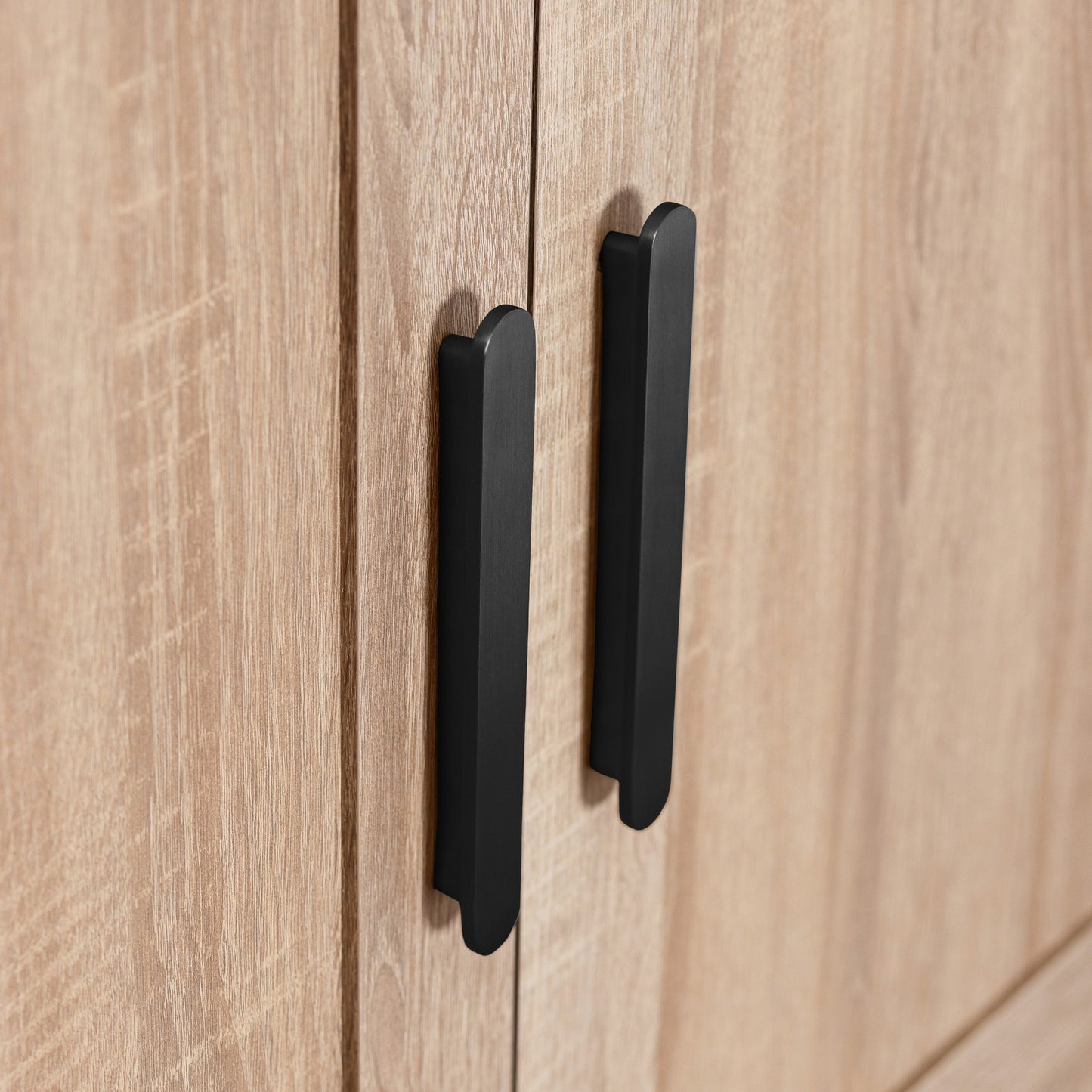 STOCKHOLM STORAGE CUPBOARD HAMPTONS - NATURAL OAK