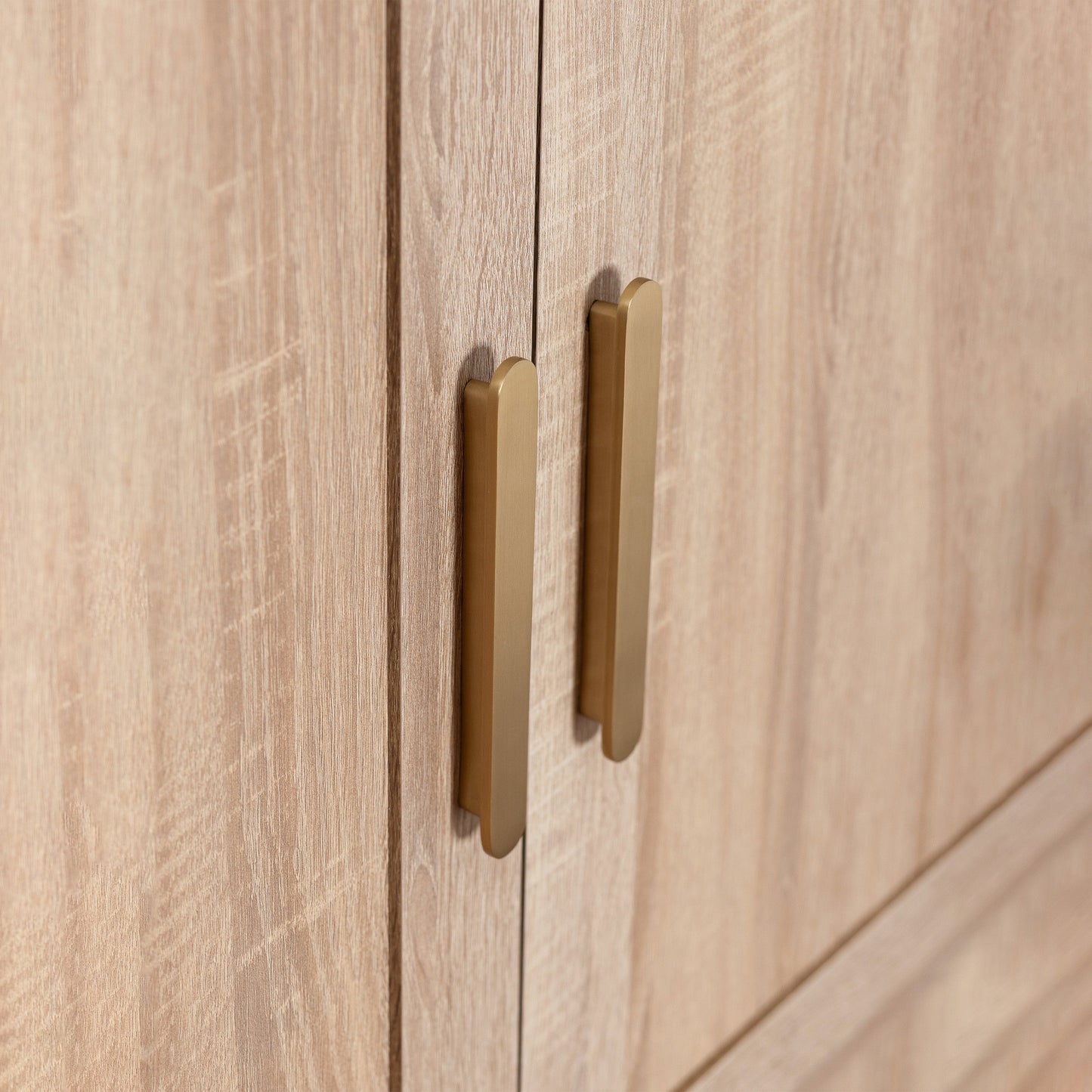 STOCKHOLM STORAGE CUPBOARD HAMPTONS - NATURAL OAK