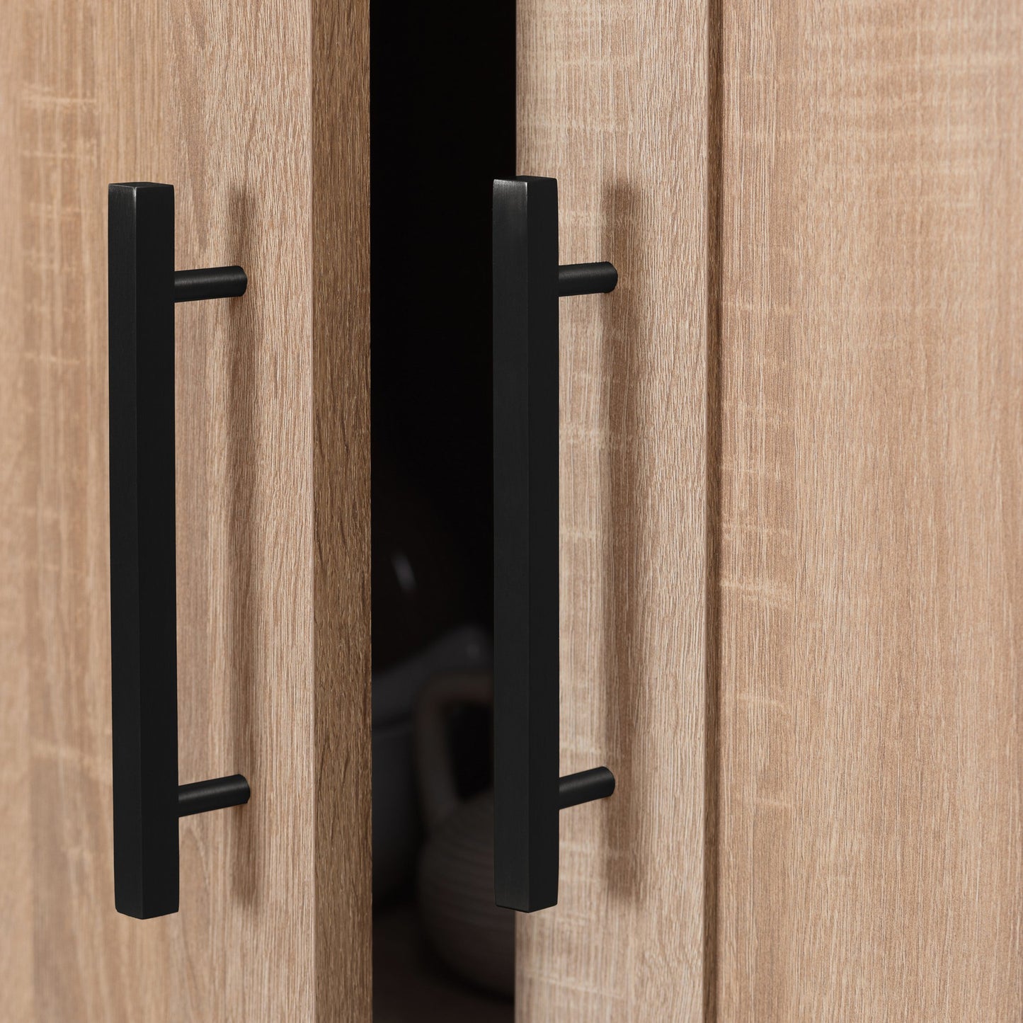 STOCKHOLM STORAGE CUPBOARD HAMPTONS - NATURAL OAK