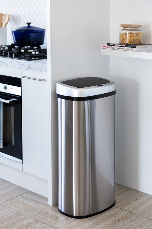 Stainless Steel Motion Sensor Rubbish Bin - 70L Capacity