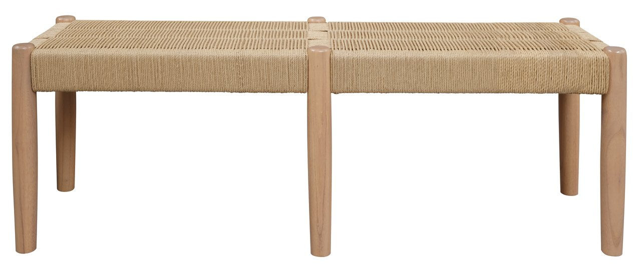 Kelly Loom Oak Bench