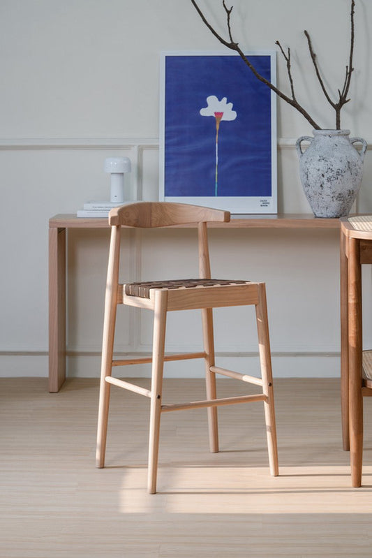 Elliot Leather Kitchen Counter Stool