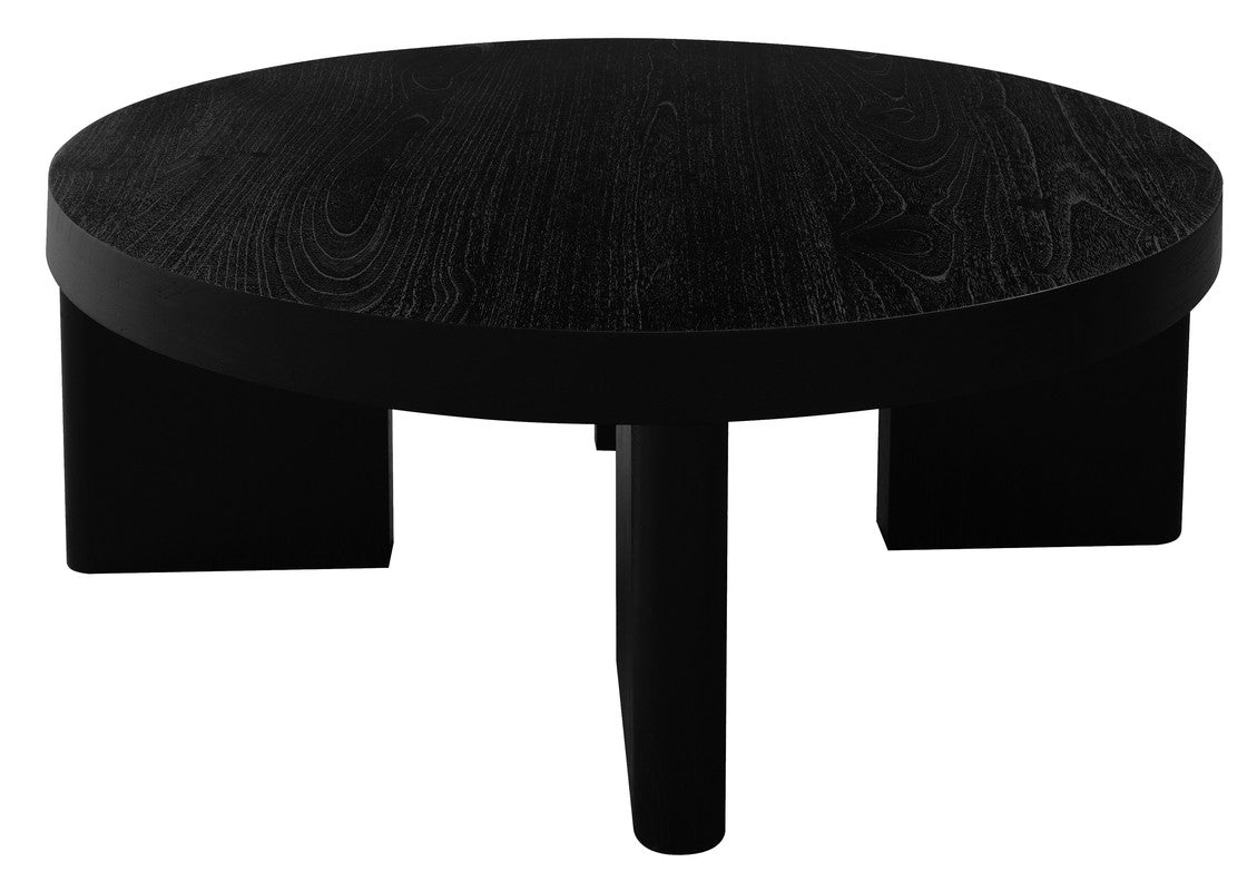 Apollo Round Solid Mindi Timber Coffee Table