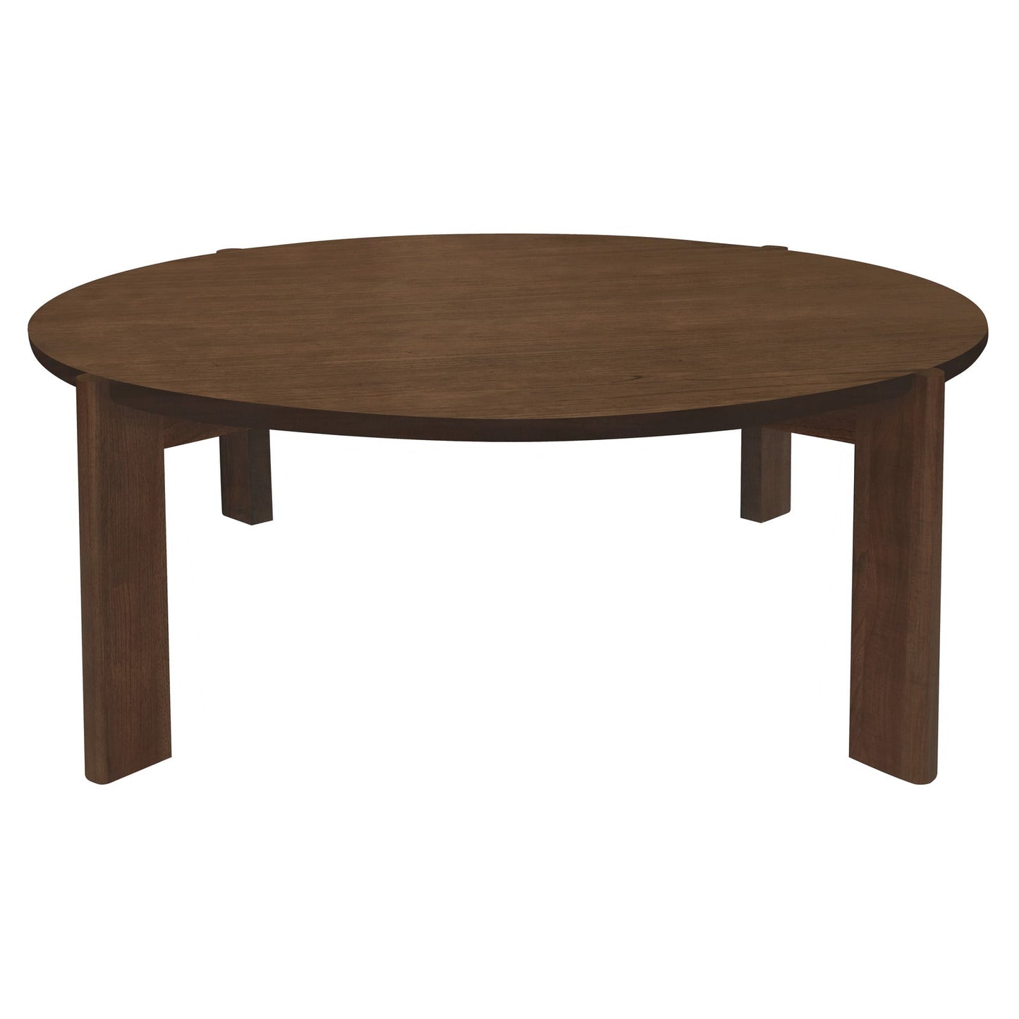 Adelle Round Coffee Table (Walnut)