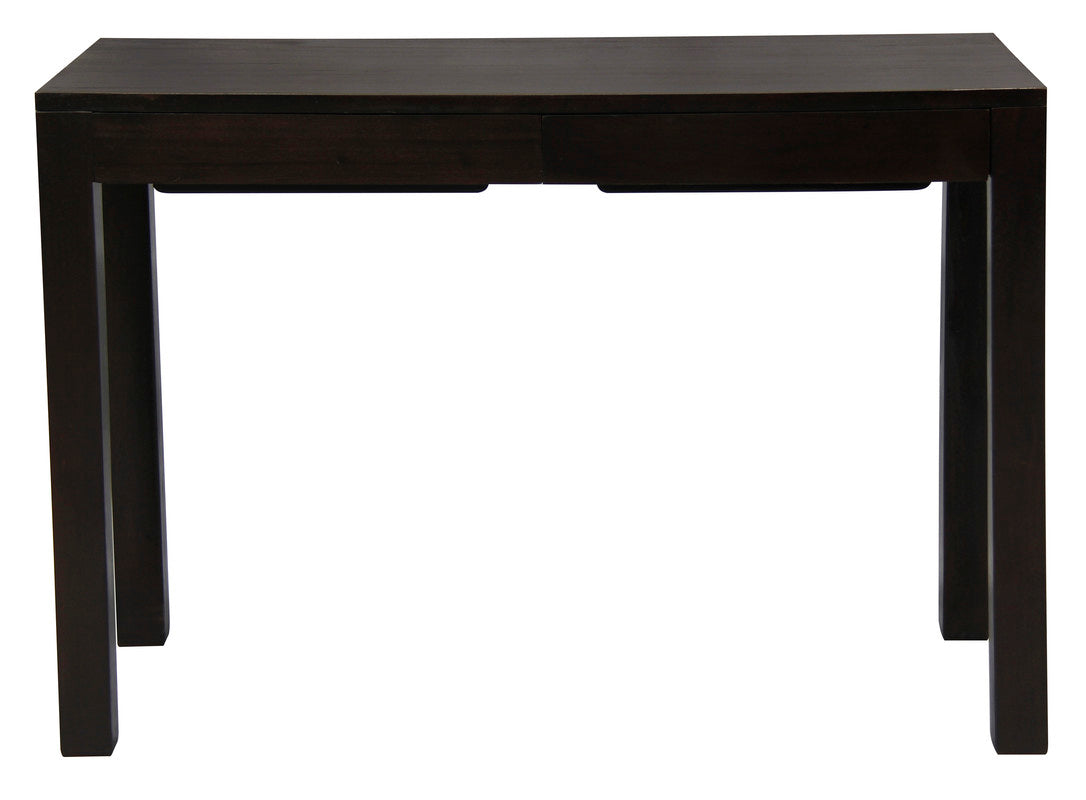 Amsterdam Solid Mahogany Timber 2 Drawer Desk