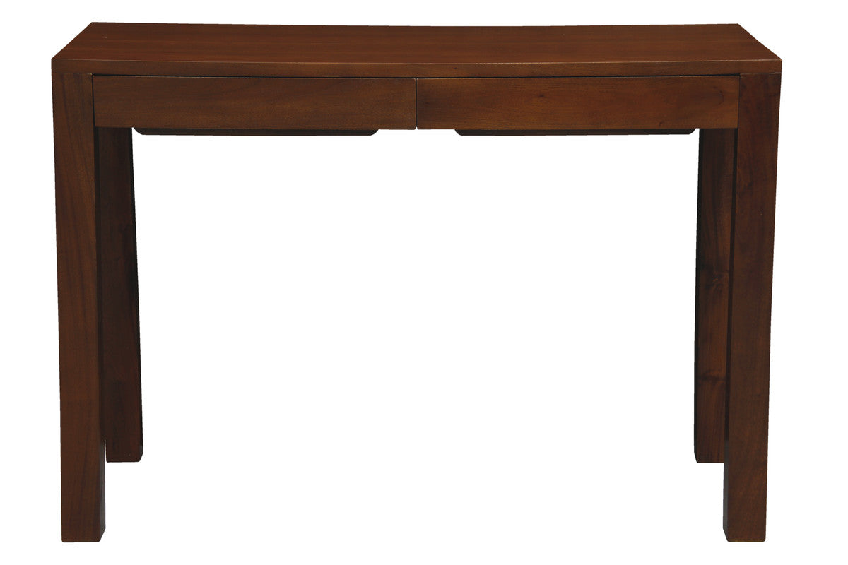 Amsterdam Solid Mahogany Timber 2 Drawer Desk
