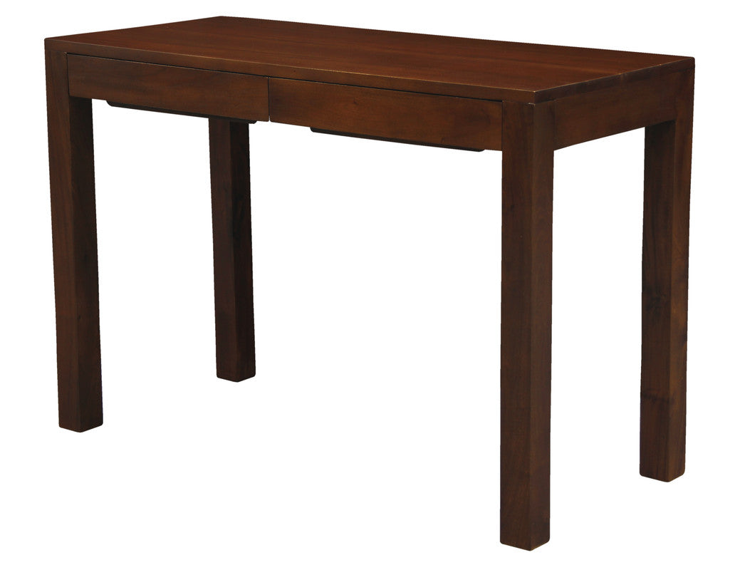 Amsterdam Solid Mahogany Timber 2 Drawer Desk