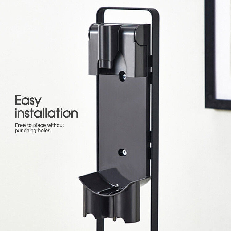 Vacuum Cleaner Stand – Freestanding Holder for Dyson V6 V7 V8 V10 V11, Black Cast Iron