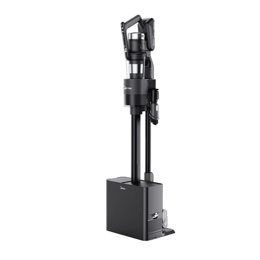P8 Station Stick Vacuum – Auto-Empty Dust Station, Black