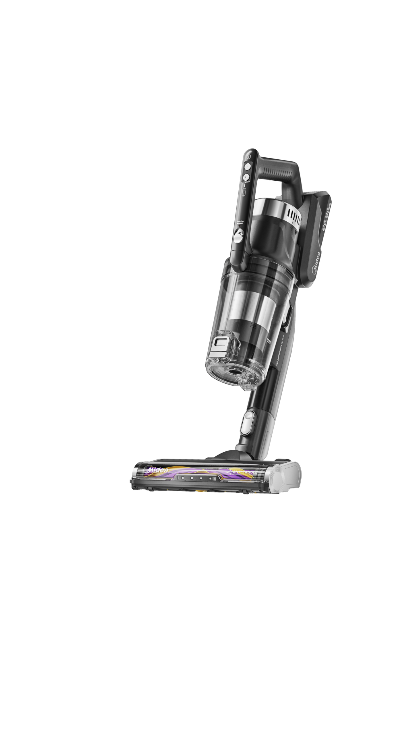 P8 Station Stick Vacuum – Auto-Empty Dust Station, Black