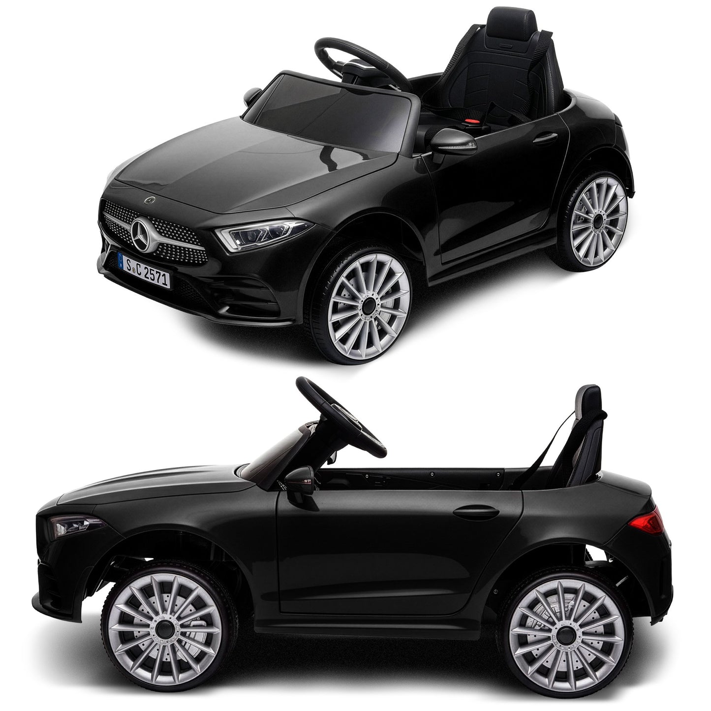 Mercedes Benz CLS 350 Kids Electric Ride-On Car – Remote Control, Black