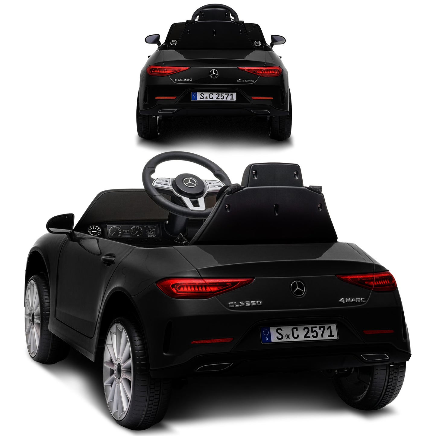 Mercedes Benz CLS 350 Kids Electric Ride-On Car – Remote Control, Black