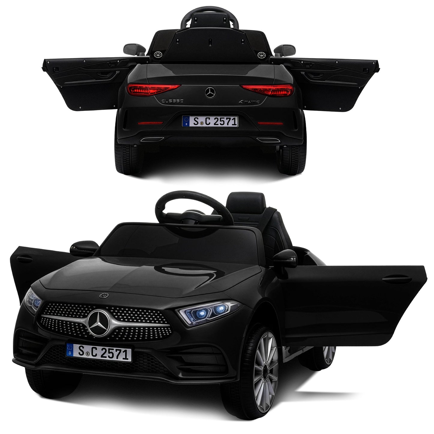 Mercedes Benz CLS 350 Kids Electric Ride-On Car – Remote Control, Black