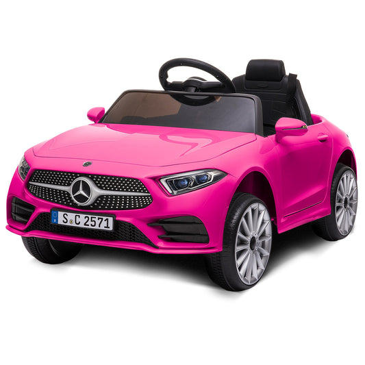 Mercedes Benz CLS 350 Kids Electric Ride On Car – Remote Control, Pink