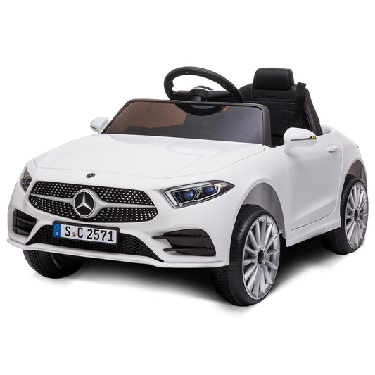 Mercedes Benz CLS 350 Kids Electric Ride-On Car – Remote Control, White
