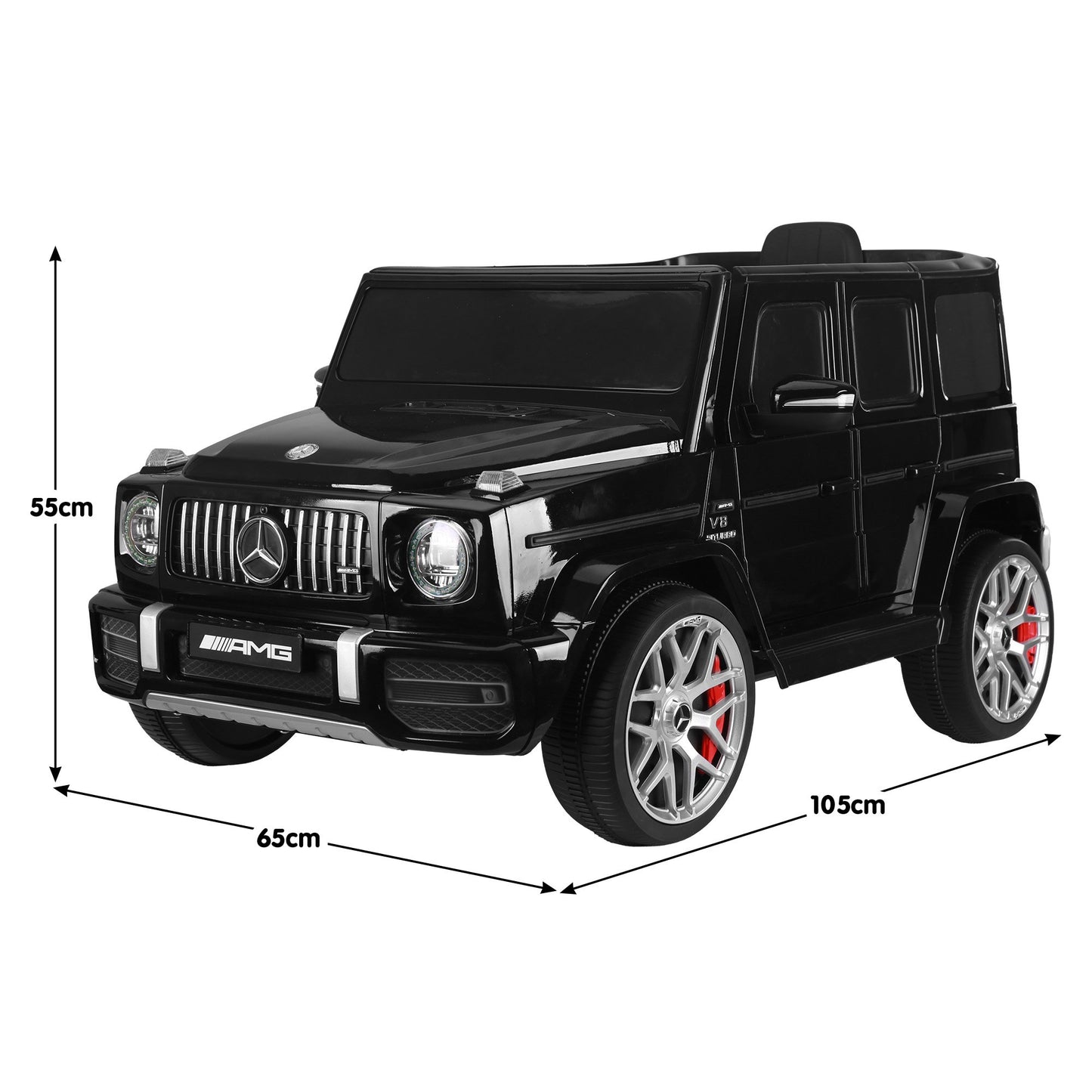 Mercedes Benz AMG G63 Kids Electric Ride-On Car – Remote Control, Dual Motors, LED Lights, Music Player