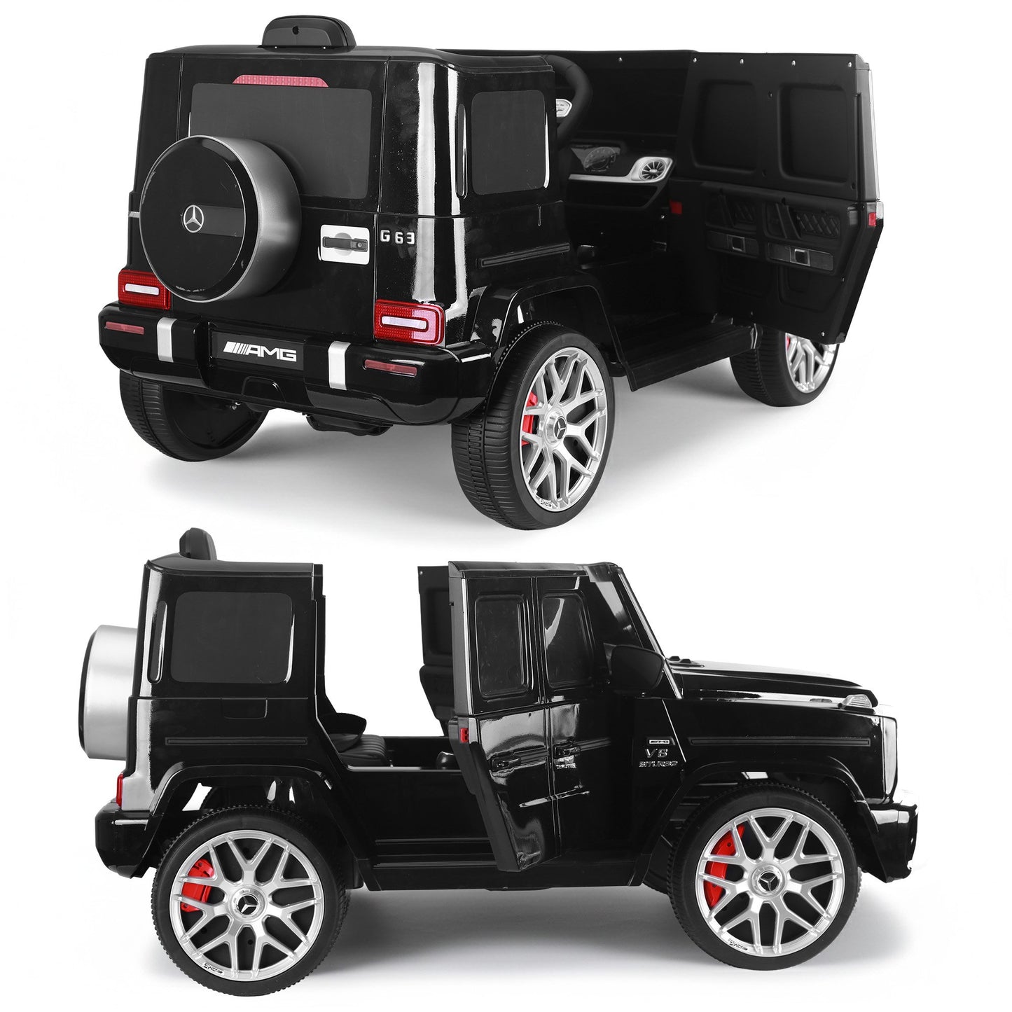 Mercedes Benz AMG G63 Kids Electric Ride-On Car – Remote Control, Dual Motors, LED Lights, Music Player