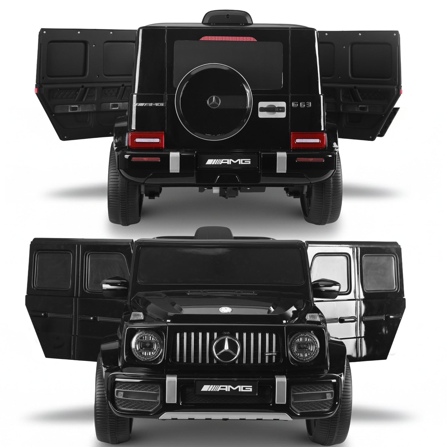 Mercedes Benz AMG G63 Kids Electric Ride-On Car – Remote Control, Dual Motors, LED Lights, Music Player