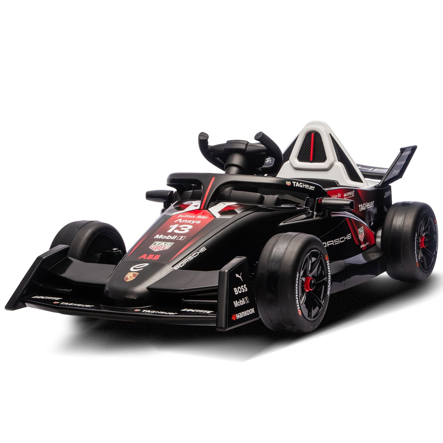 Porsche Formula E Kids Electric Ride-On Car – Remote Control, Red