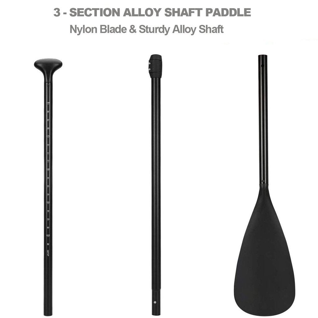 Adjustable Alloy SUP Paddle Stand Up Paddle Board Edge Guard 160-215cm Double