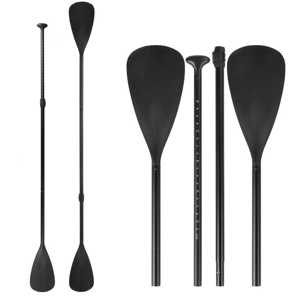 Adjustable Alloy SUP Paddle Stand Up Paddle Board Edge Guard 160-215cm Double