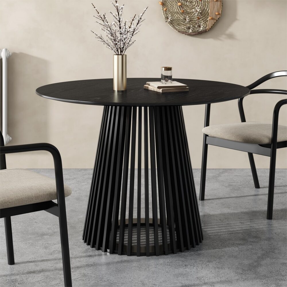 Palmer Slatted Sphere and Sleek Silhouette Coffee and Dining Table Collection