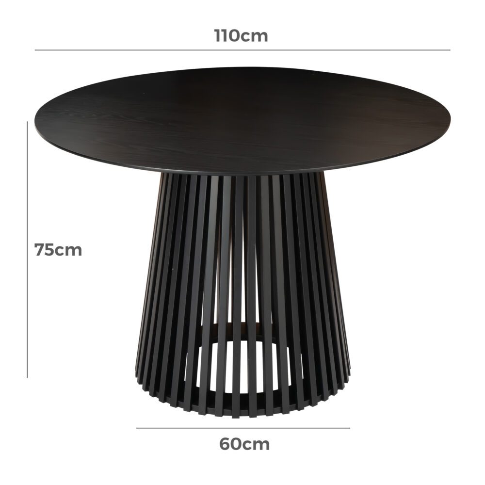 Palmer Slatted Sphere and Sleek Silhouette Coffee and Dining Table Collection