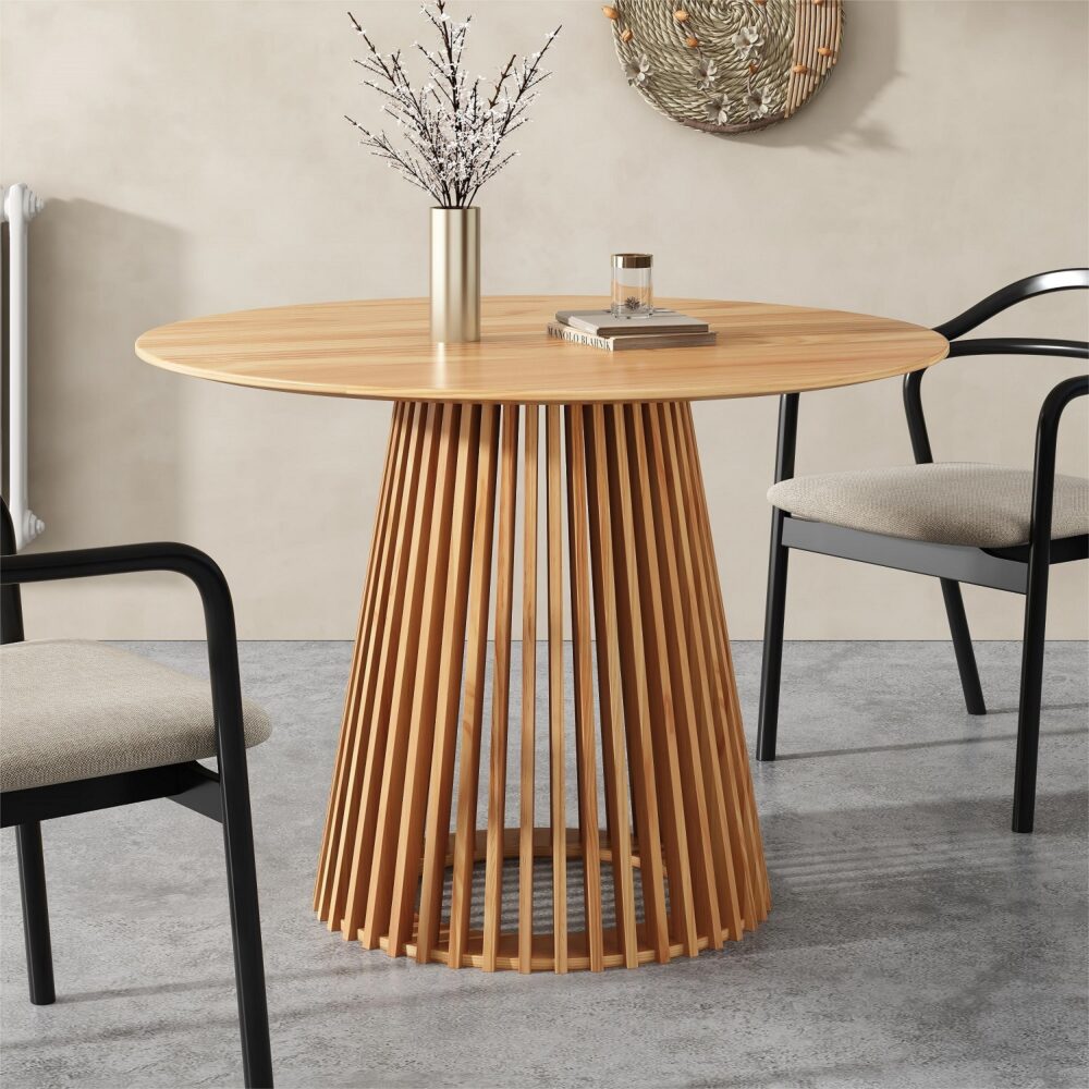 Palmer Slatted Sphere and Sleek Silhouette Coffee and Dining Table Collection