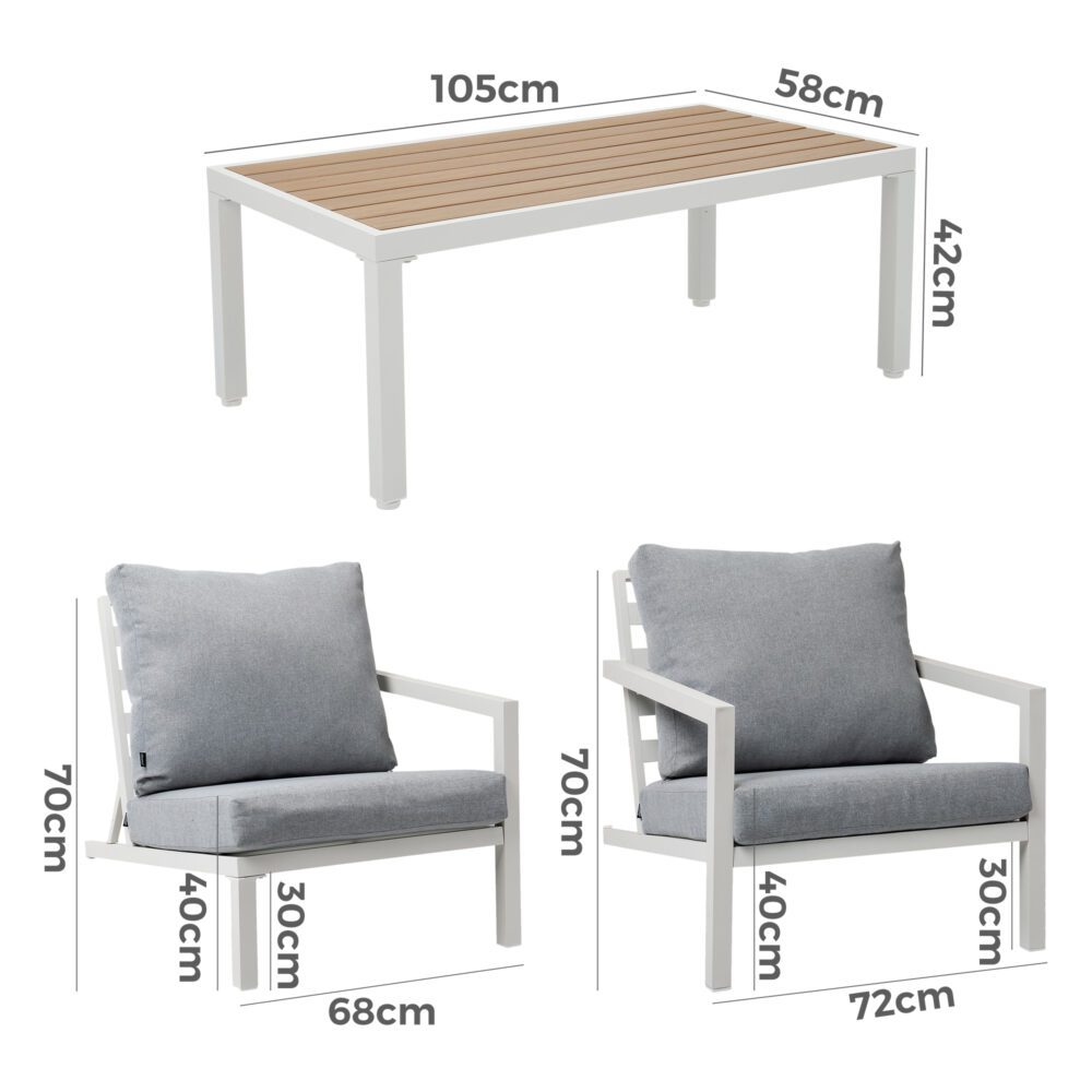 Aidan Garden Furniture Set — 5 pieces