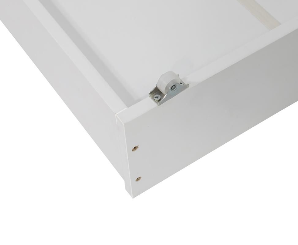 Wooden Bed Frame Trundle Drawers – Storage, White, Set of 2