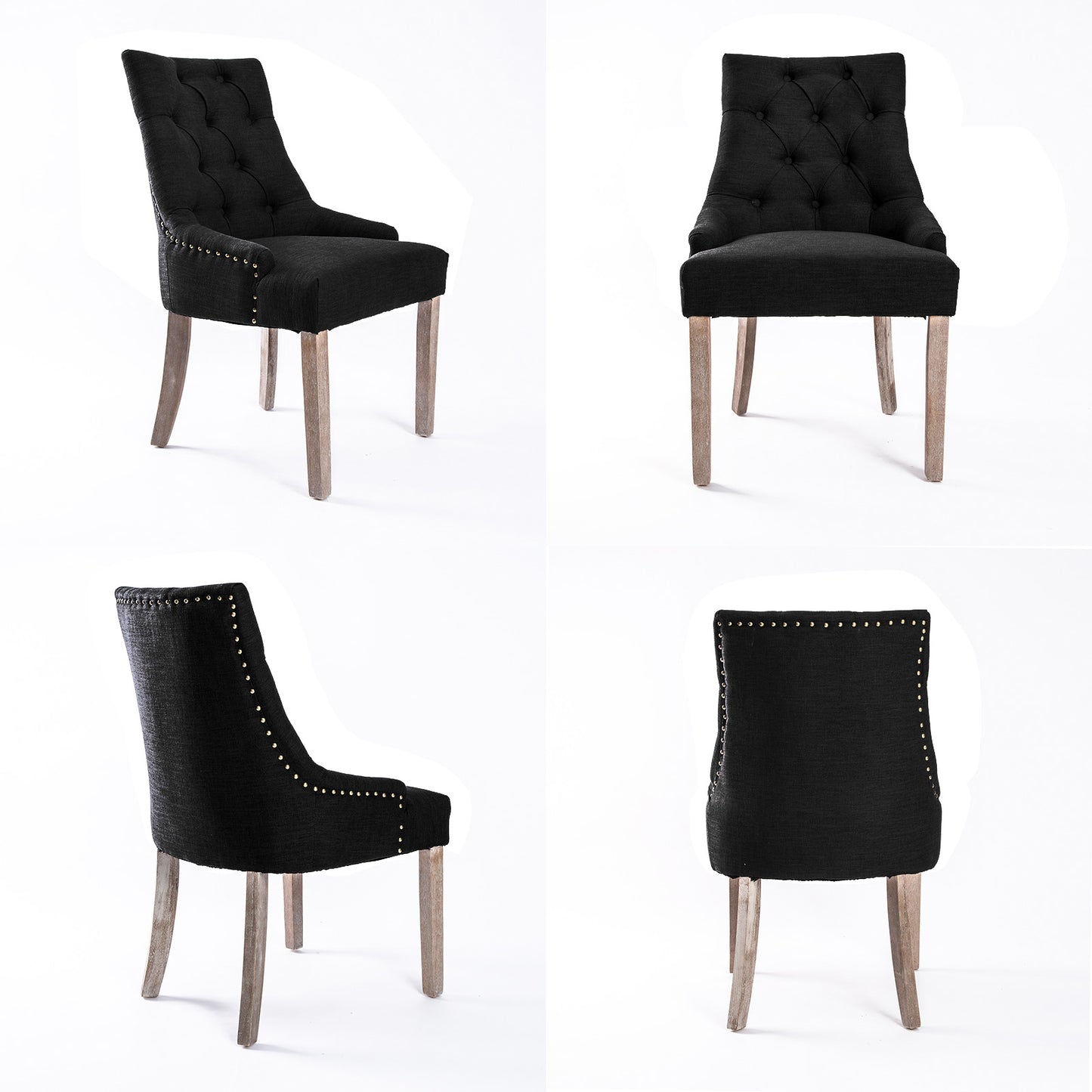 French Provincial Dining Chair Oak Leg AMOUR