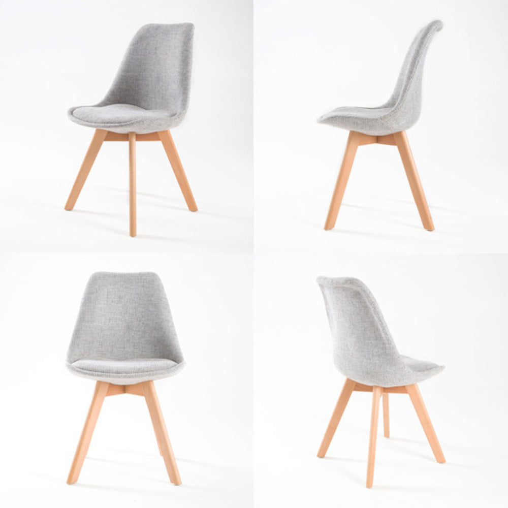 4X Retro Dining Cafe Chair Padded Seat