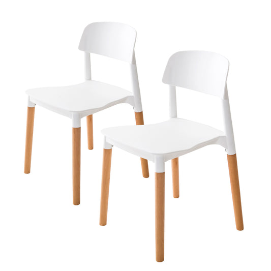 2X Retro Belloch Stackable Dining Cafe Chair