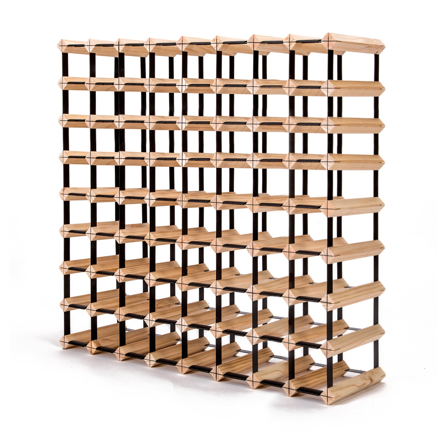 Timber Wine Rack Storage Cellar Organiser for Multiple Bottles