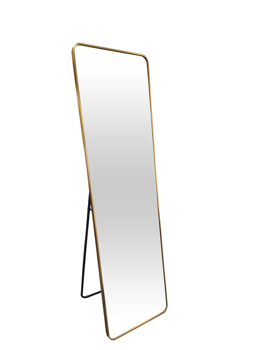 Metal Rectangle and Arch Free Standing Mirror