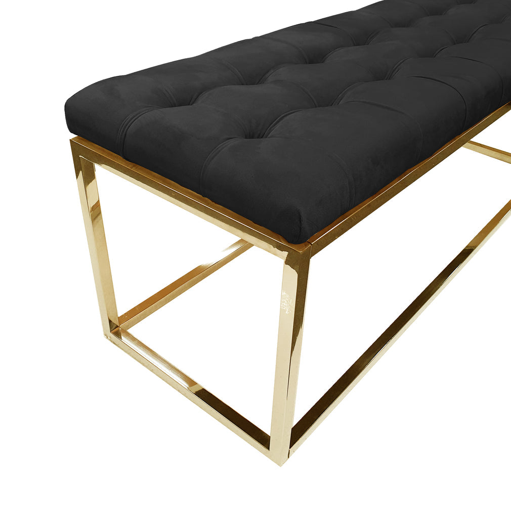 Holly Ottoman Gold Base