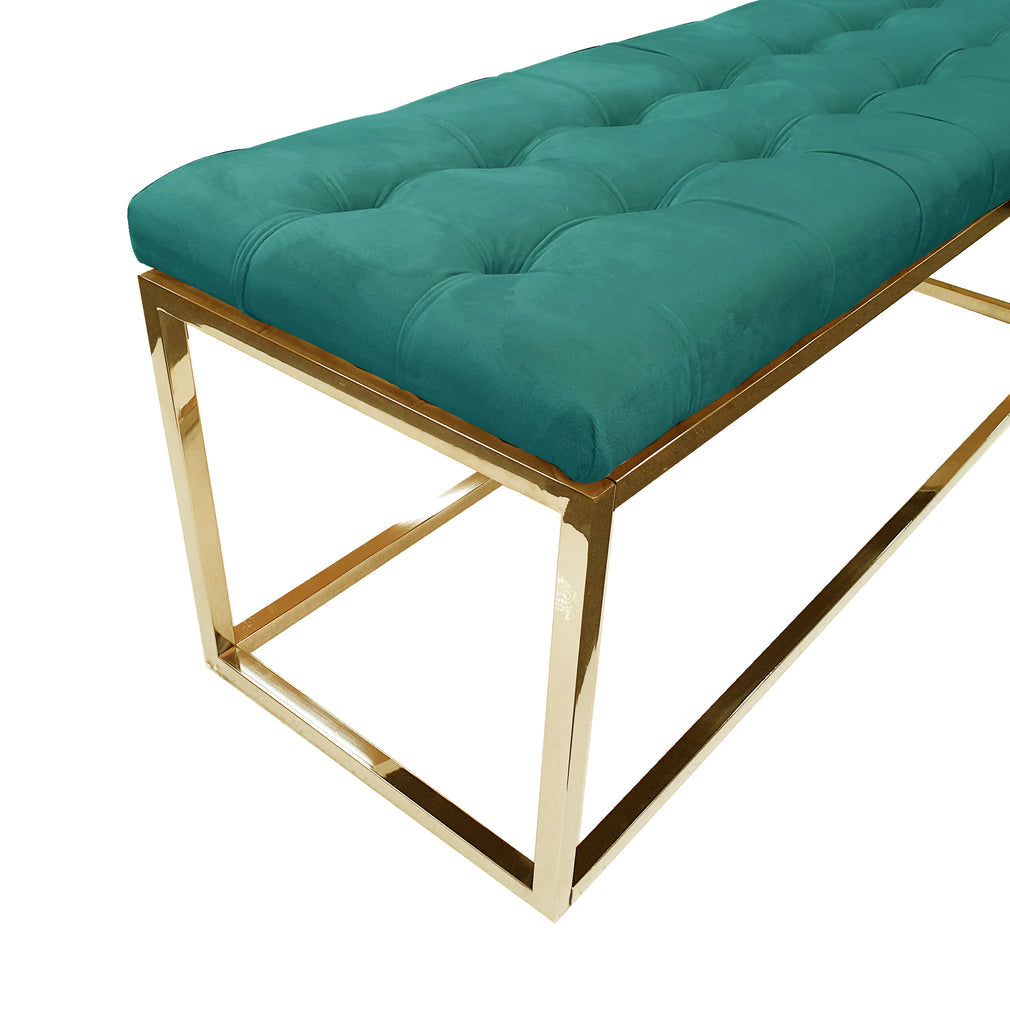 Holly Ottoman Gold Base