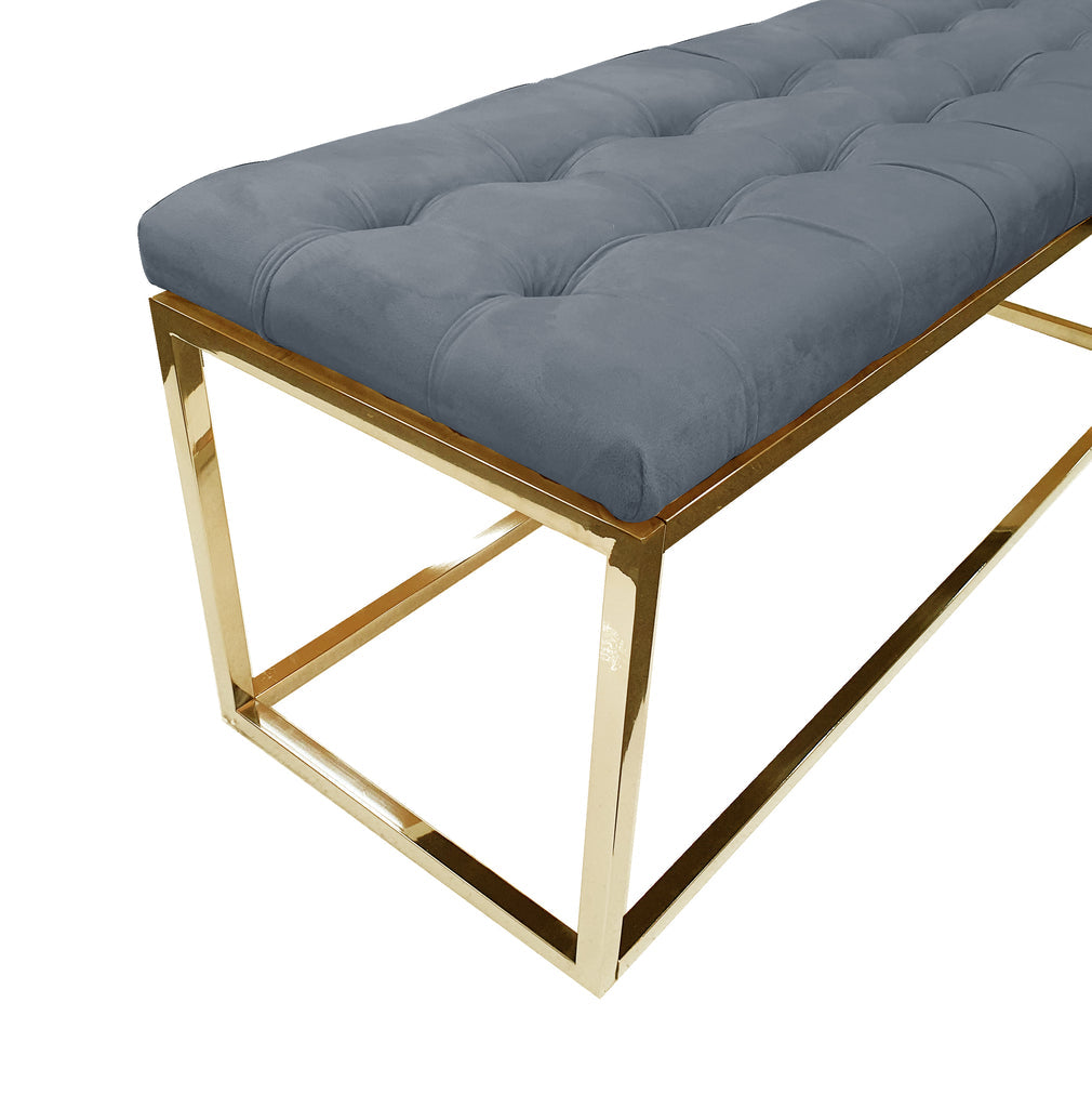 Holly Ottoman Gold Base