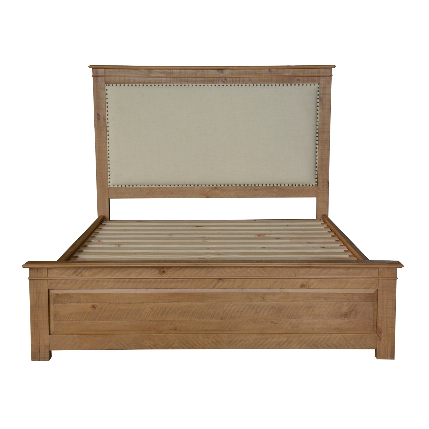 Jade Queen and King Size Bed Frame French Provincial Style Timber Mattress Base