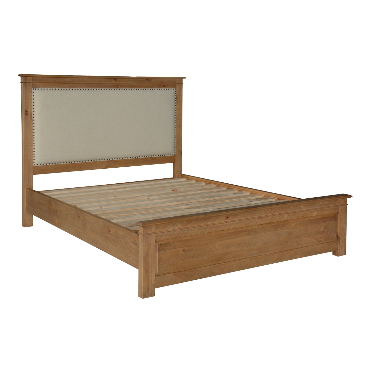 Jade Queen and King Size Bed Frame French Provincial Style Timber Mattress Base