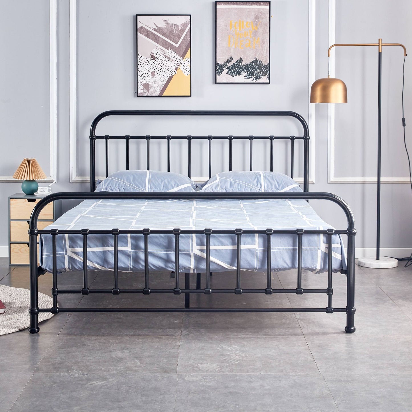 Metallica Metal Frame Platform Mattress Base
