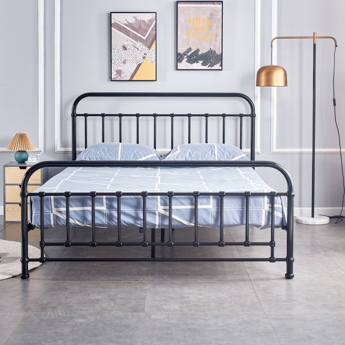 Metallica Metal Frame Platform Mattress Base